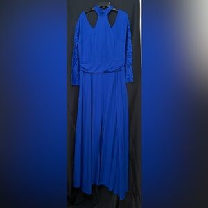 Elegant Blue Evening Dress Pantsuit